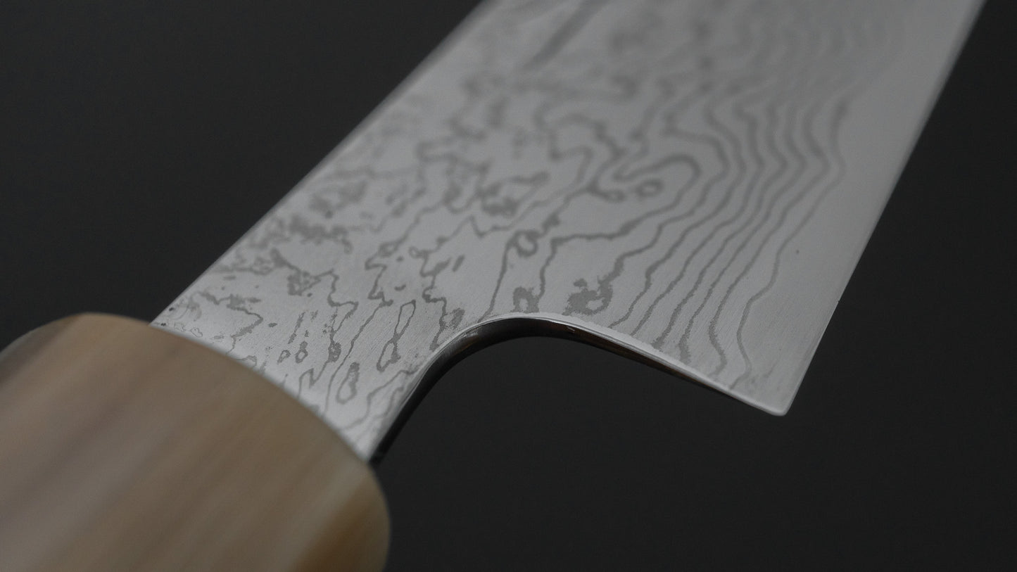 Hitohira Nigara SGS Damascus Petty 150mm Lacewood Handle