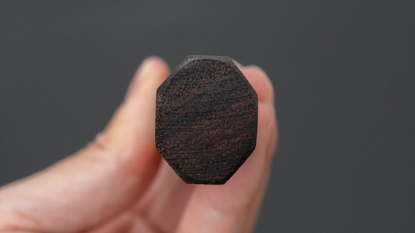 Hitohira Hinode Tsuchime White #2 Stainless Clad Paring 90mm Taihei Rosewood Handle