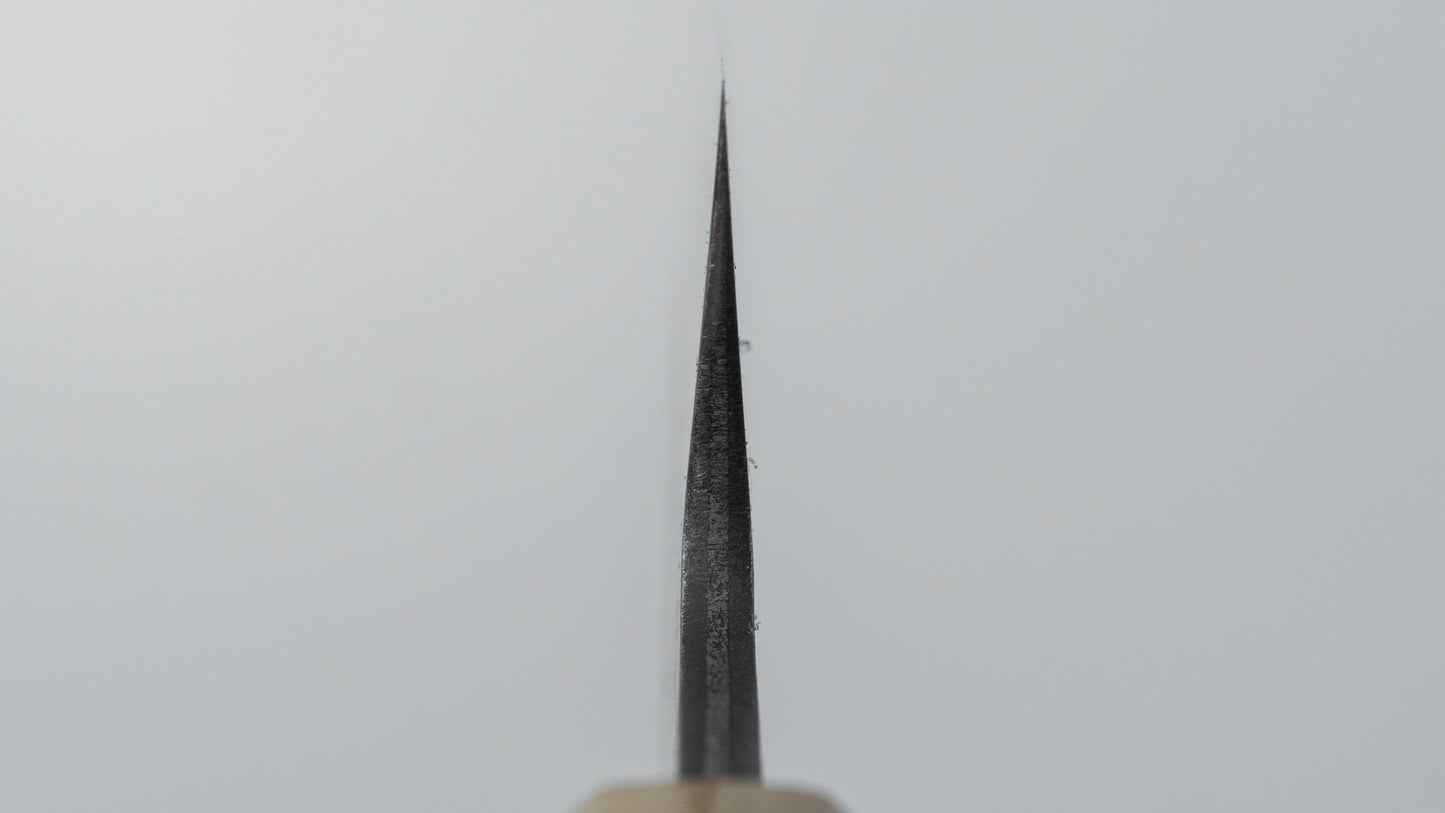 Hitohira Hinode Tsuchime White #2 Stainless Clad Paring 90mm Taihei Rosewood Handle