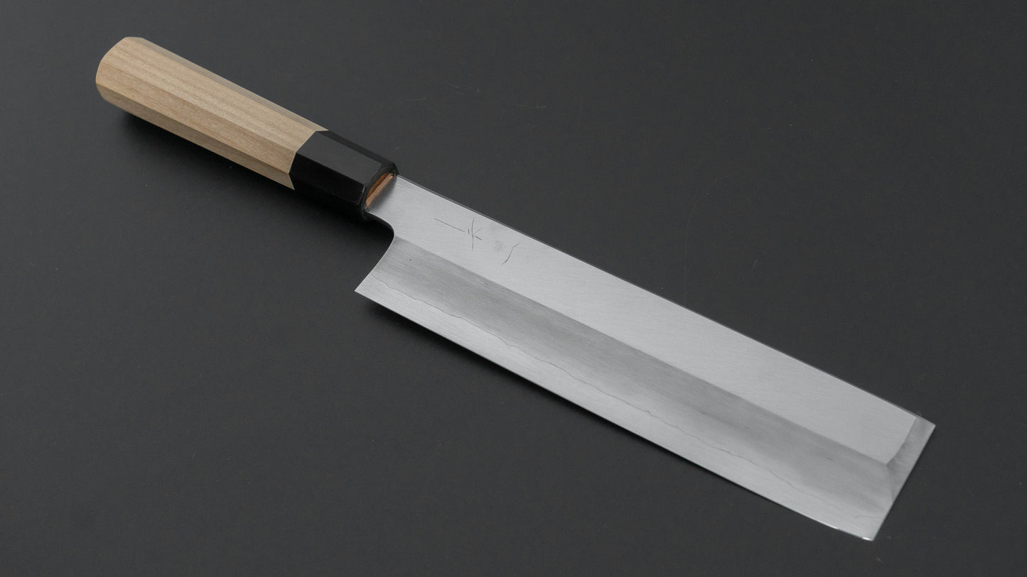 ひとひら 中川 茂助 銀三 薄刃 210mm 朴柄