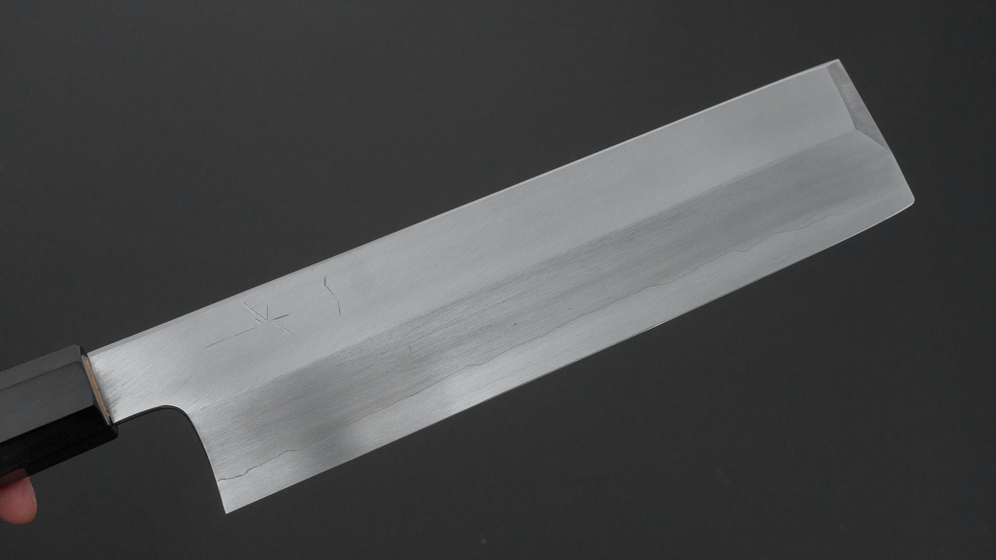 ひとひら 中川 茂助 銀三 薄刃 225mm 朴柄 (サヤ)
