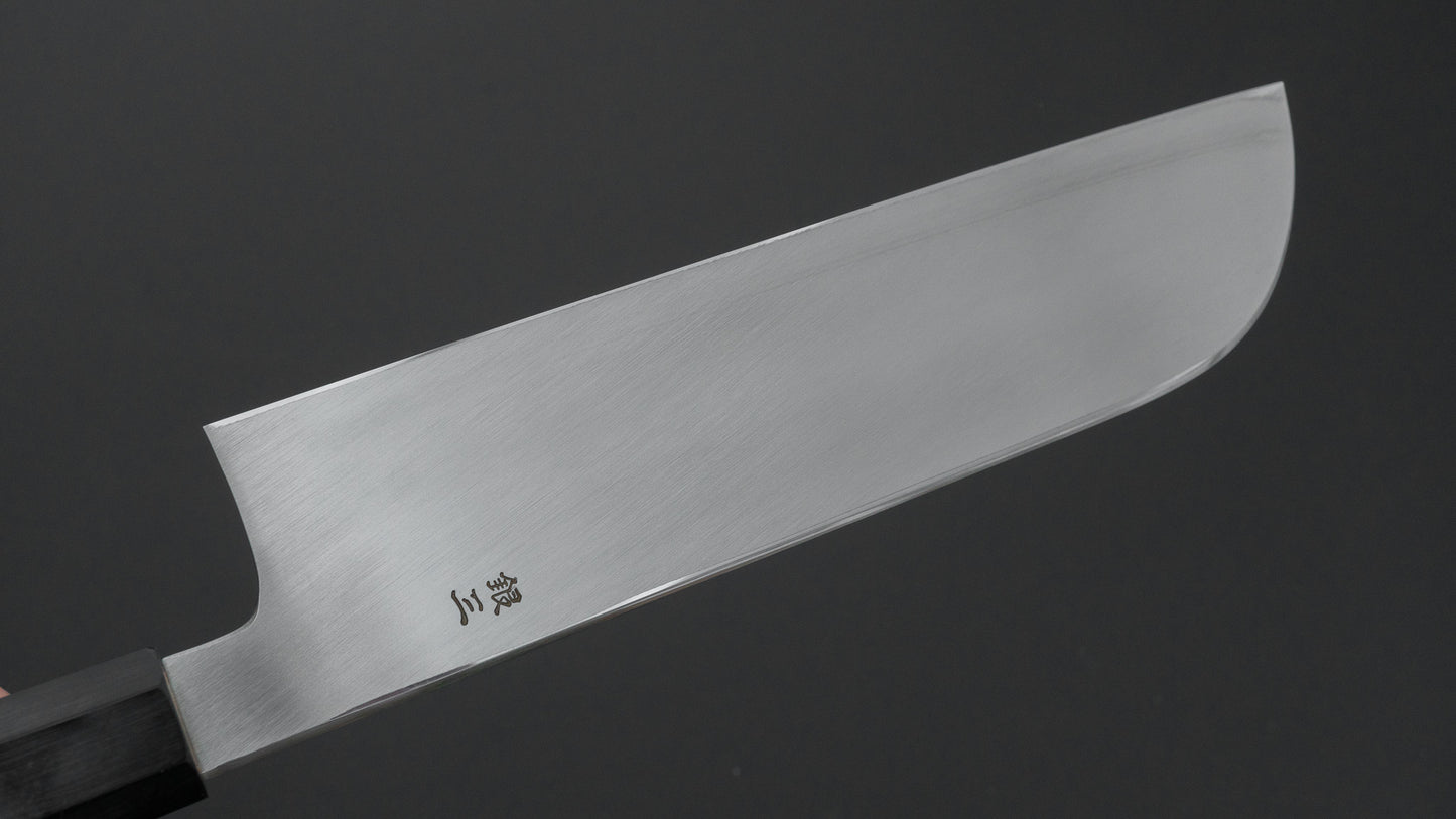 ひとひら 中川 茂助 銀三 鎌形薄刃 225mm 朴柄 (サヤ)