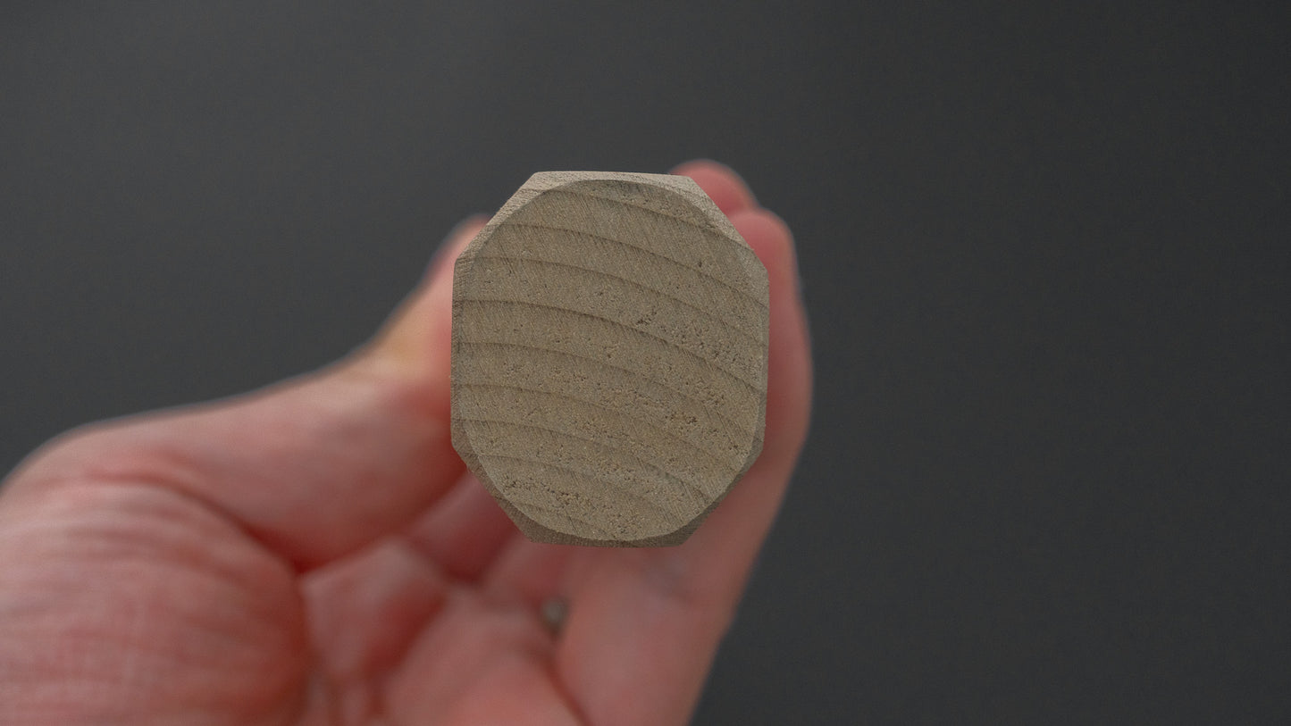 ひとひら 中川 茂助 銀三 鎌形薄刃 225mm 朴柄 (サヤ)