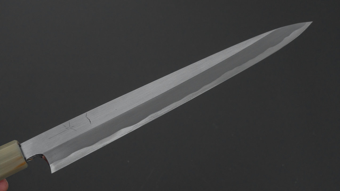 ひとひら 富樫 白一鋼 立研 柳刃 240mm 黒檀柄