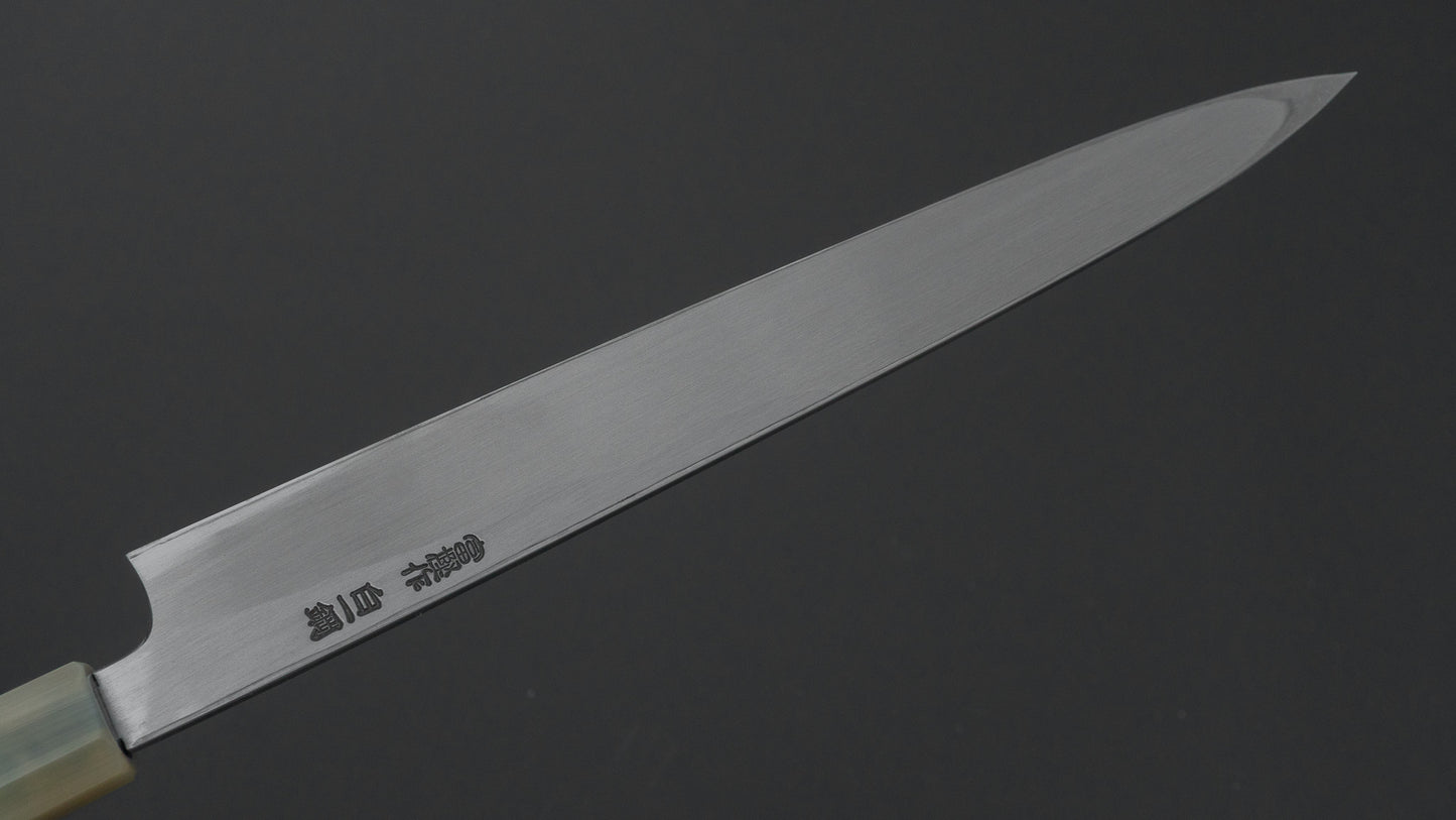 ひとひら 富樫 白一鋼 立研 柳刃 240mm 黒檀柄