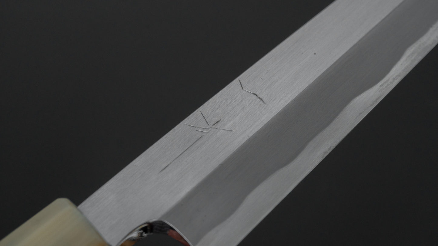 ひとひら 富樫 白一鋼 立研 柳刃 240mm 黒檀柄