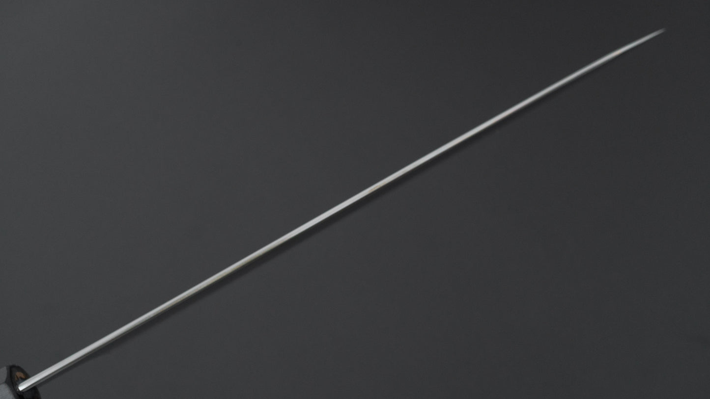 Hitohira Togashi White #1 Fuji Mizu Honyaki Gyuto 240mm Kurokaki Persimmon Handle (#119/ Saya)