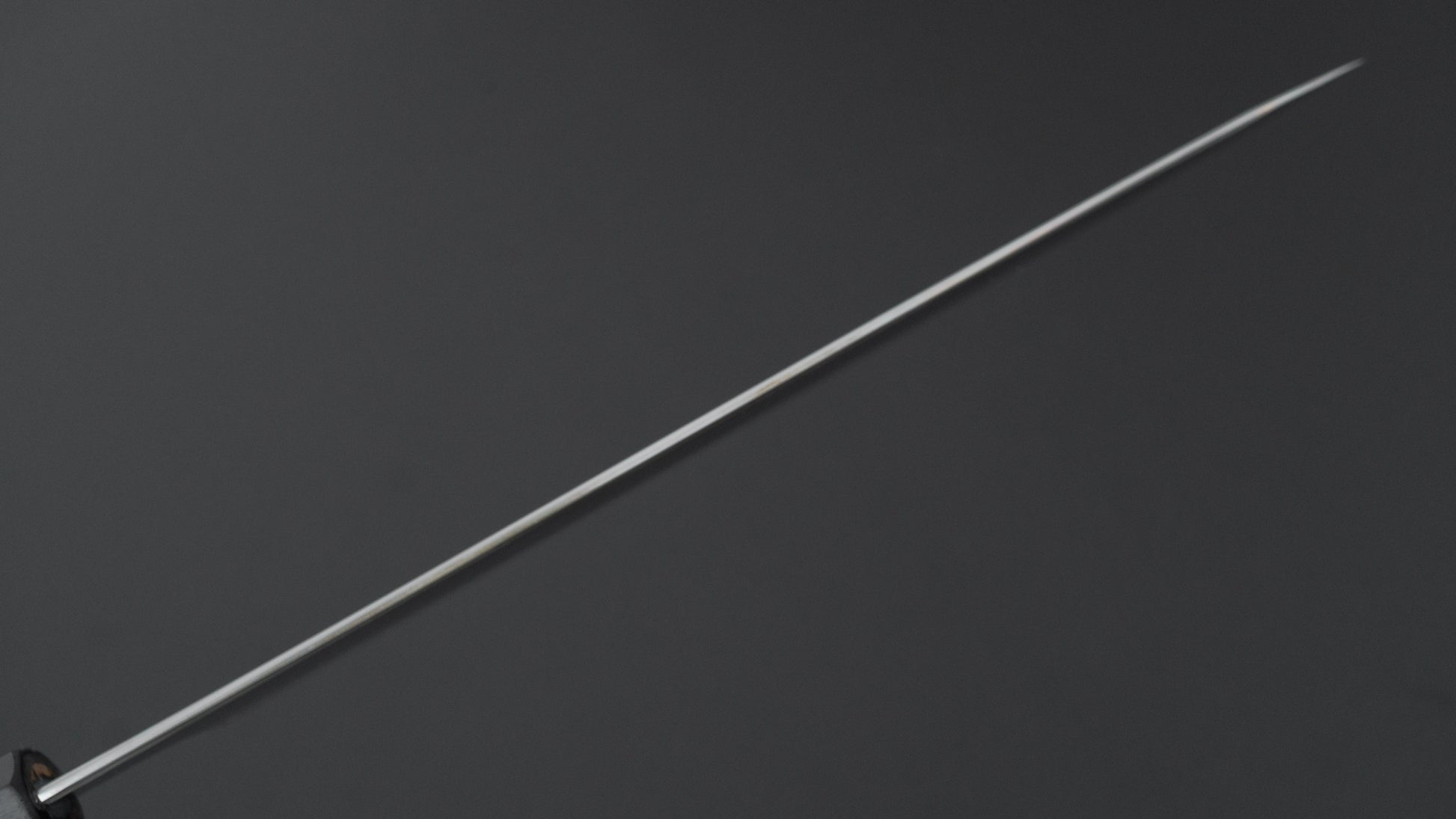 Hitohira Togashi White #1 Fuji Mizu Honyaki Gyuto 240mm Kurokaki Persimmon Handle (#119/ Saya)