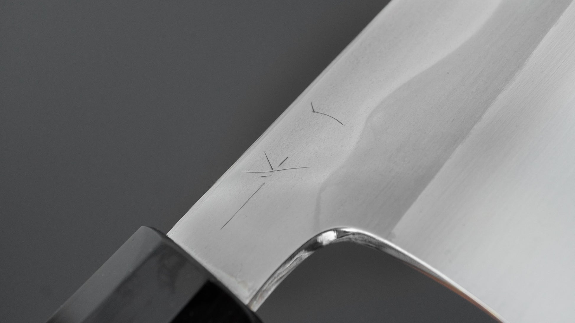 Hitohira Togashi White #1 Fuji Mizu Honyaki Gyuto 240mm Kurokaki Persimmon Handle (#119/ Saya)