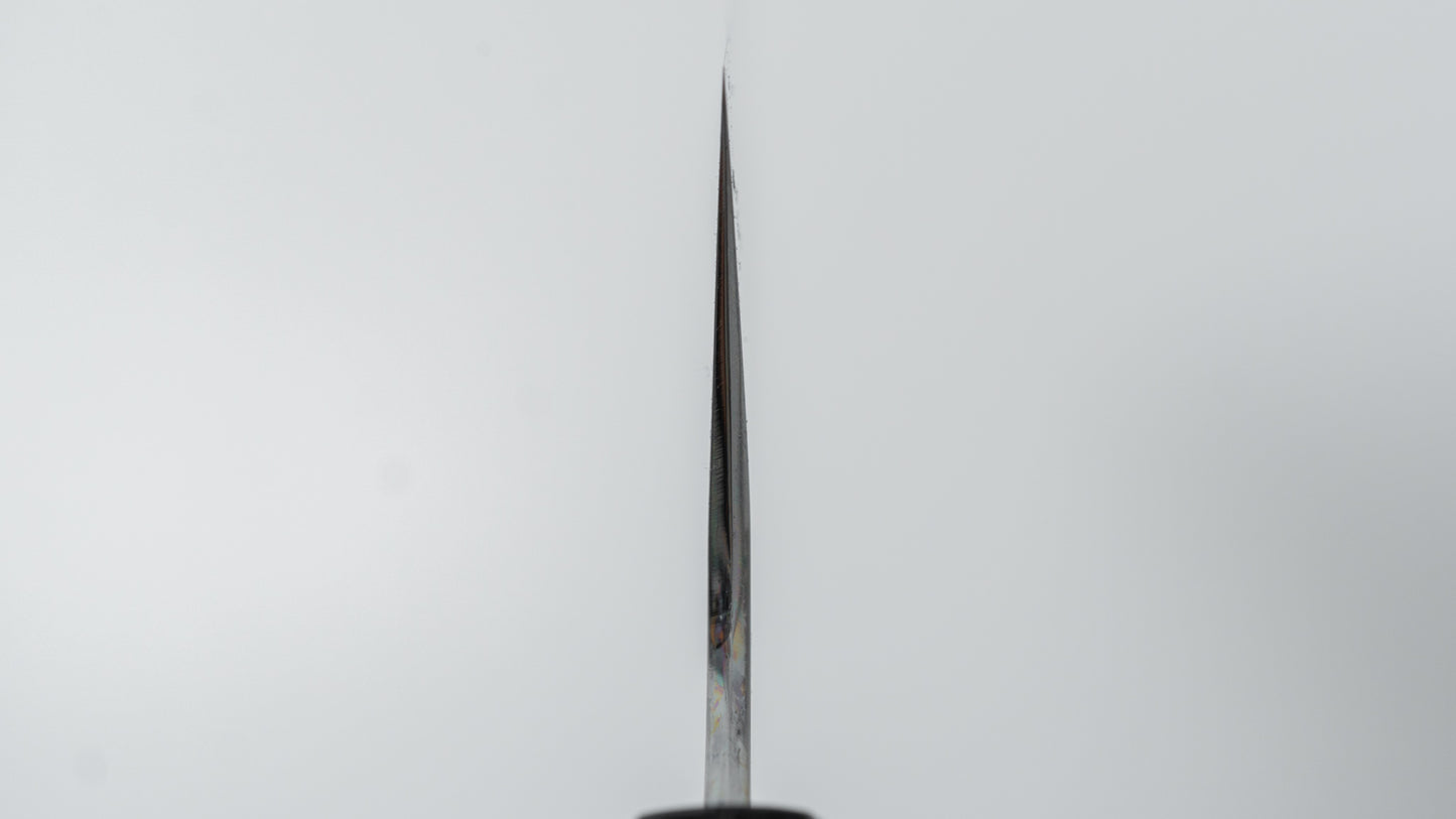 Hitohira Togashi White #1 Fuji Mizu Honyaki Gyuto 240mm Kurokaki Persimmon Handle (#119/ Saya)