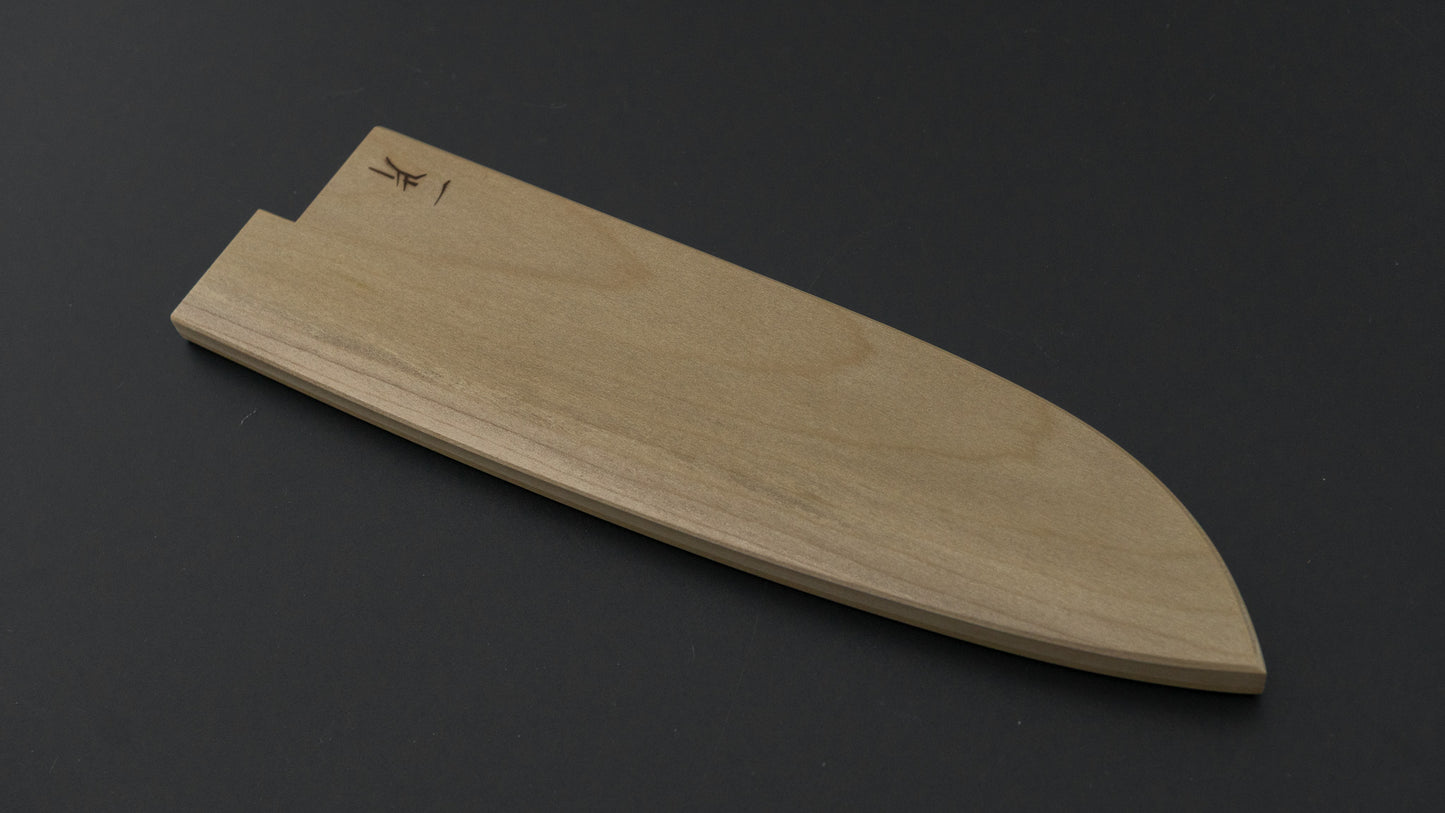 Hitohira WB Ho Wood Saya Santoku 180mm (4.5mm/ Magnetic)
