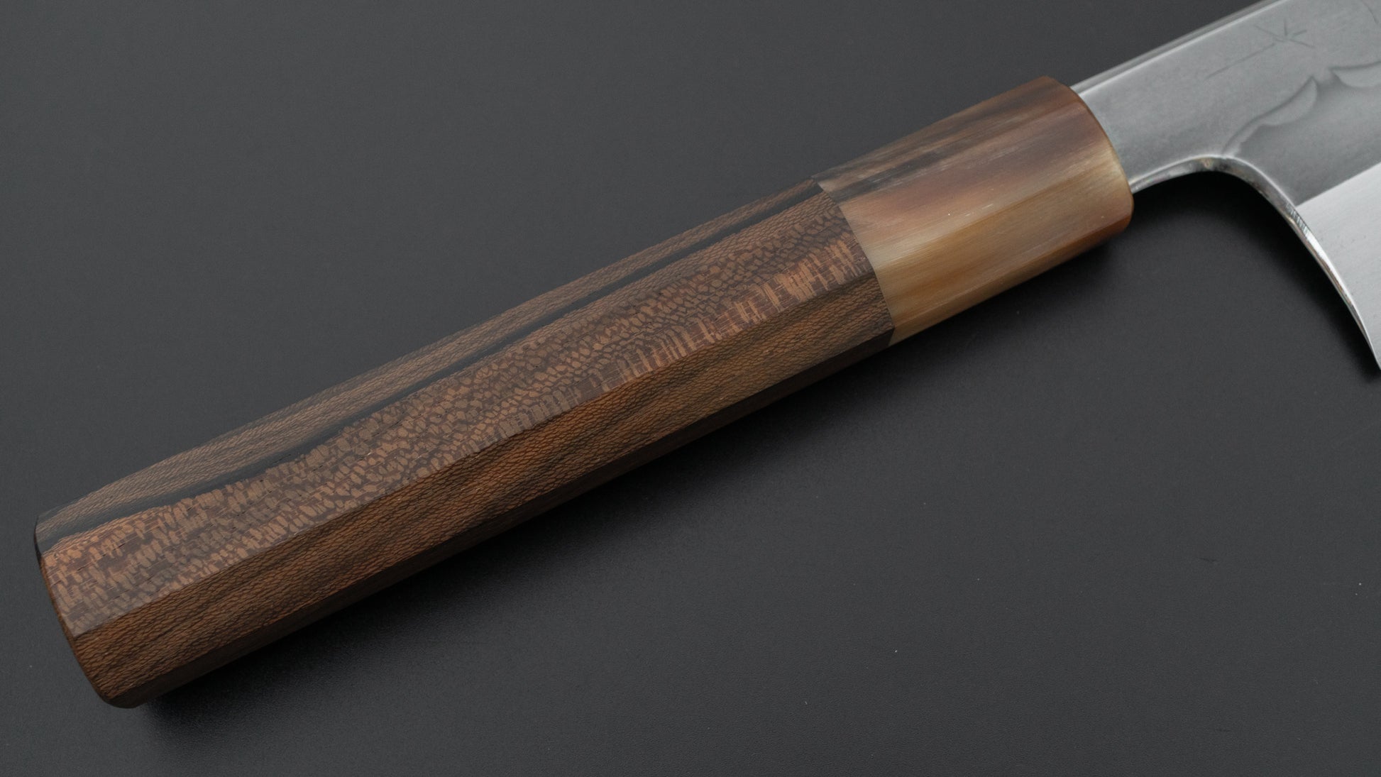 Hitohira Togashi White #1 Sanbonsugi Mizu Honyaki Gyuto 240mm Ziricote Handle (#123/ Saya)