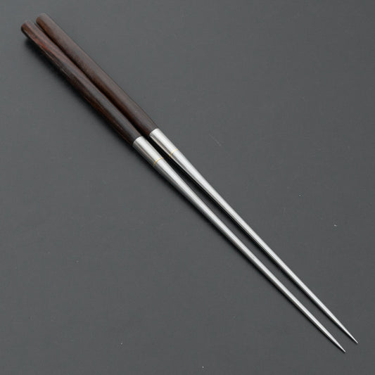 Hitohira Ebony Moribashi Chopstick 150mm Rounded