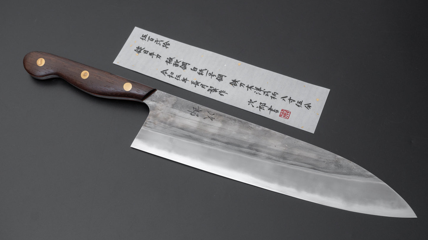 Jiro Tsuchime Yo Gyuto 255mm Tagayasan Handle (#520) - HITOHIRA
