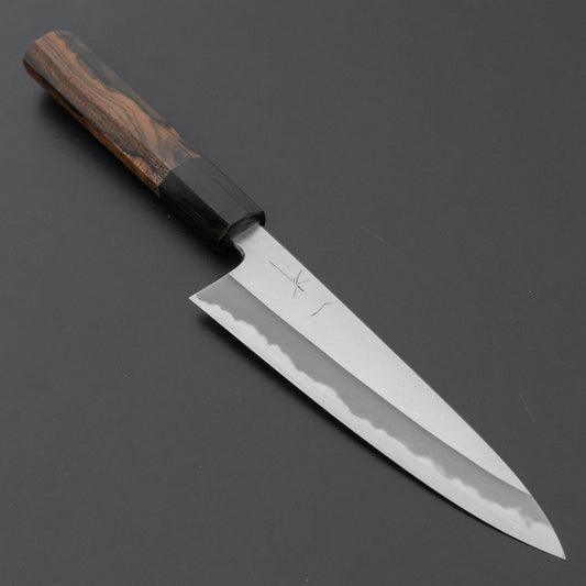 Hitohira Tanaka Kyuzo Blue #1 Migaki Petty 165mm Ziricote Handle