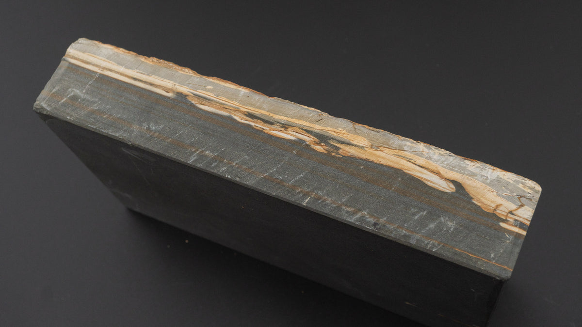 Hitohira Picked Ohira Kuro Natural Stone (No.0115)