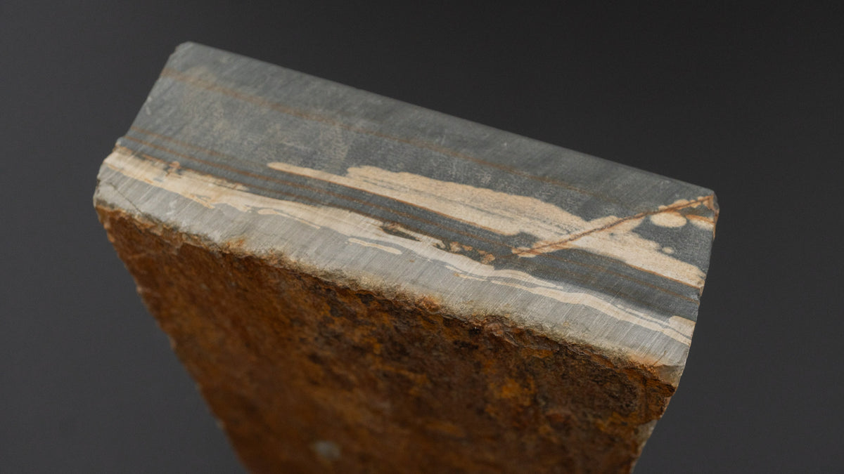 Hitohira Picked Ohira Kuro Natural Stone (No.0115)