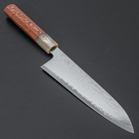 Hitohira Nao Nigara Forged SGS Damascus Gyuto 210mm Lacewood Handle