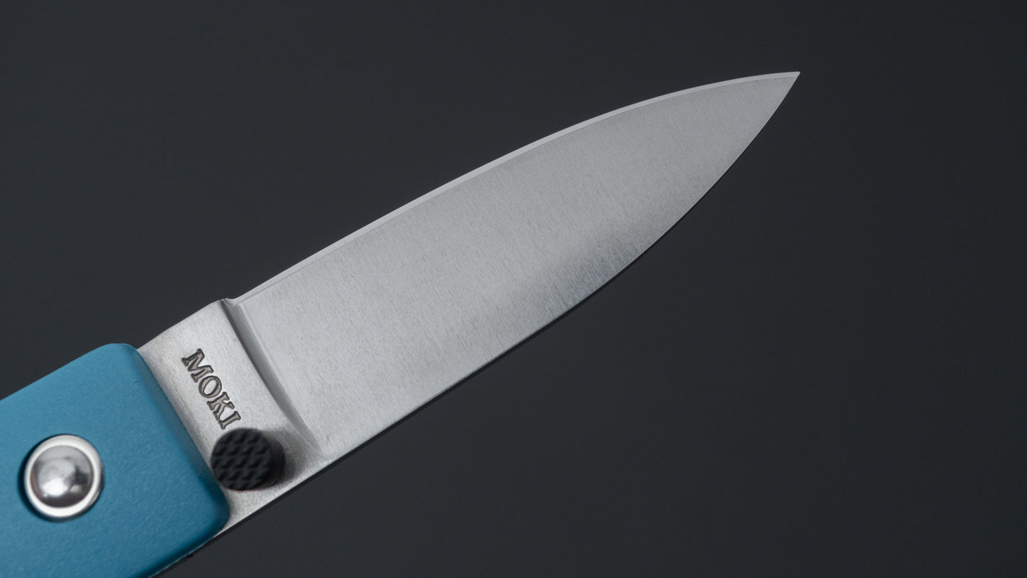 MOKI Coupe Folding Knife Grilon Handle (Grayish Blue)
