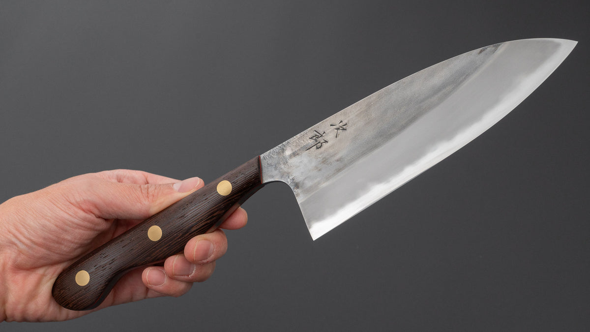 Jiro Tsuchime Yo Santoku 165mm Tagayasan Handle (#859)
