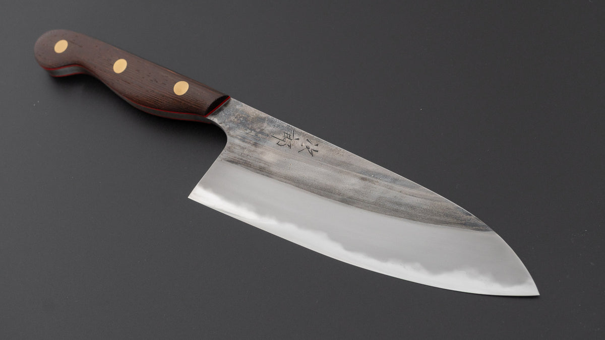 Jiro Tsuchime Yo Santoku 165mm Tagayasan Handle (#860)