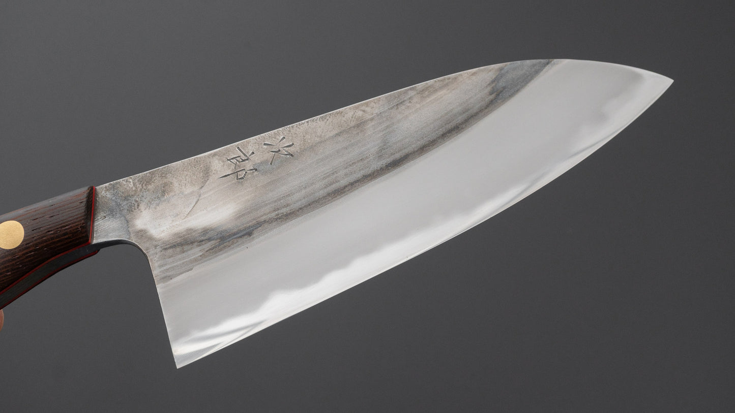 Jiro Tsuchime Yo Santoku 165mm Tagayasan Handle (#861)
