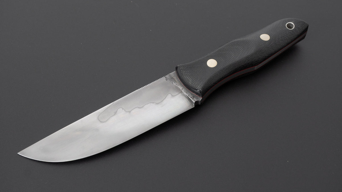 Seino V2 Honyaki Fixed Blade Canvas Micarta Handle (#010)
