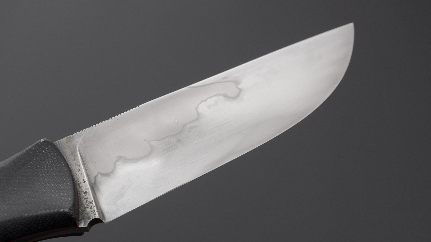 Seino V2 Honyaki Fixed Blade Canvas Micarta Handle (#010)