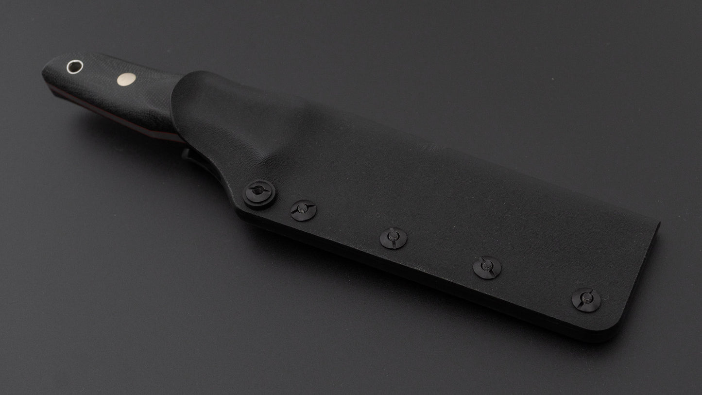 Seino V2 Honyaki Fixed Blade Canvas Micarta Handle (#010)