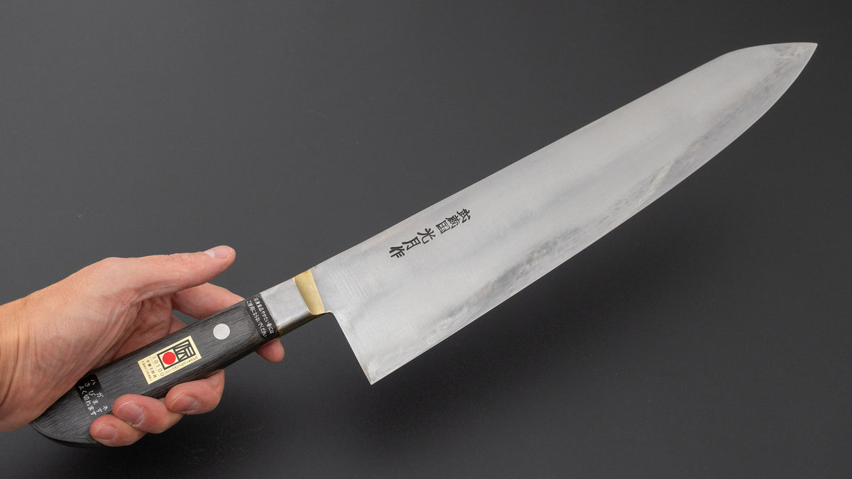 Kogetsu Carbon Gyuto 330mm Pakka Handle