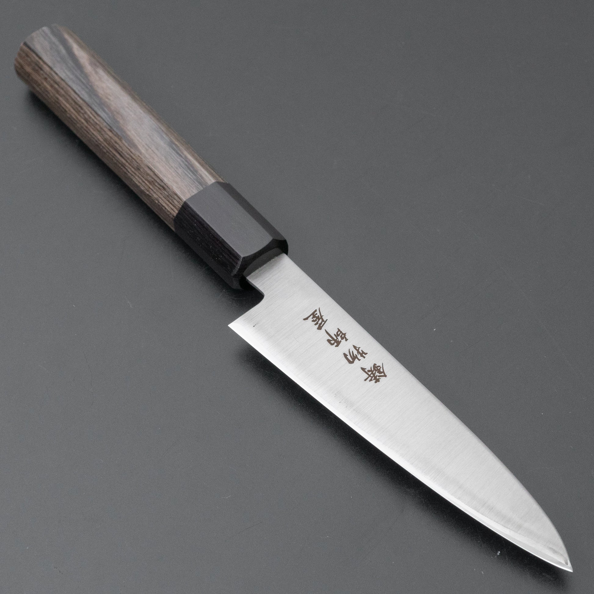 Hitohira Imojiya TH Stainless Petty 120mm Pakka Handle (Wa) - HITOHIRA