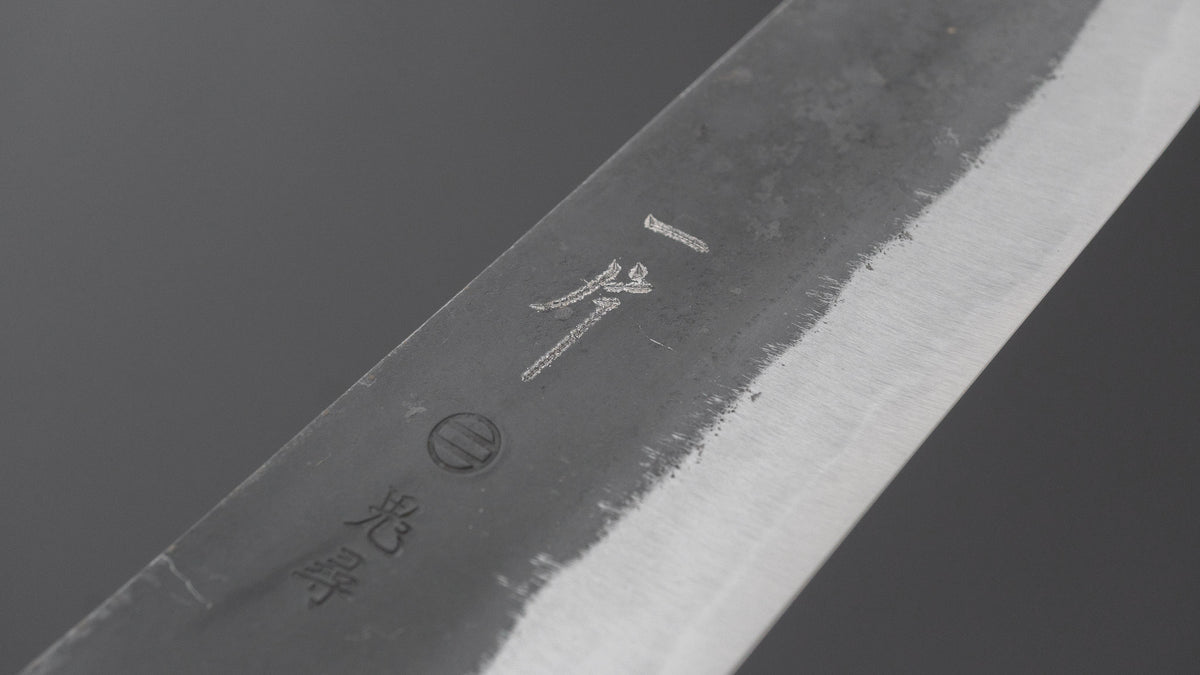 Hitohira Onihiro Blue #1 Nakiri 135mm Ho Wood Handle (D-Shape)