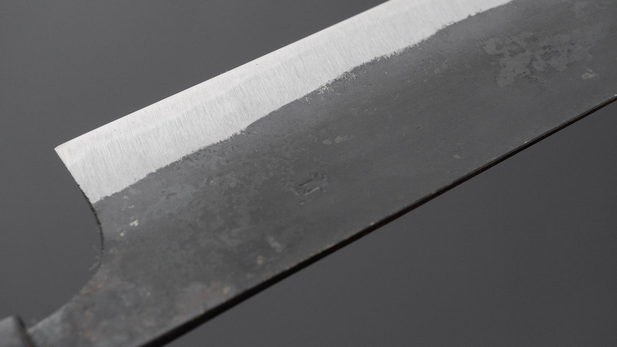 Hitohira Onihiro Blue #1 Nakiri 135mm Ho Wood Handle (D-Shape)