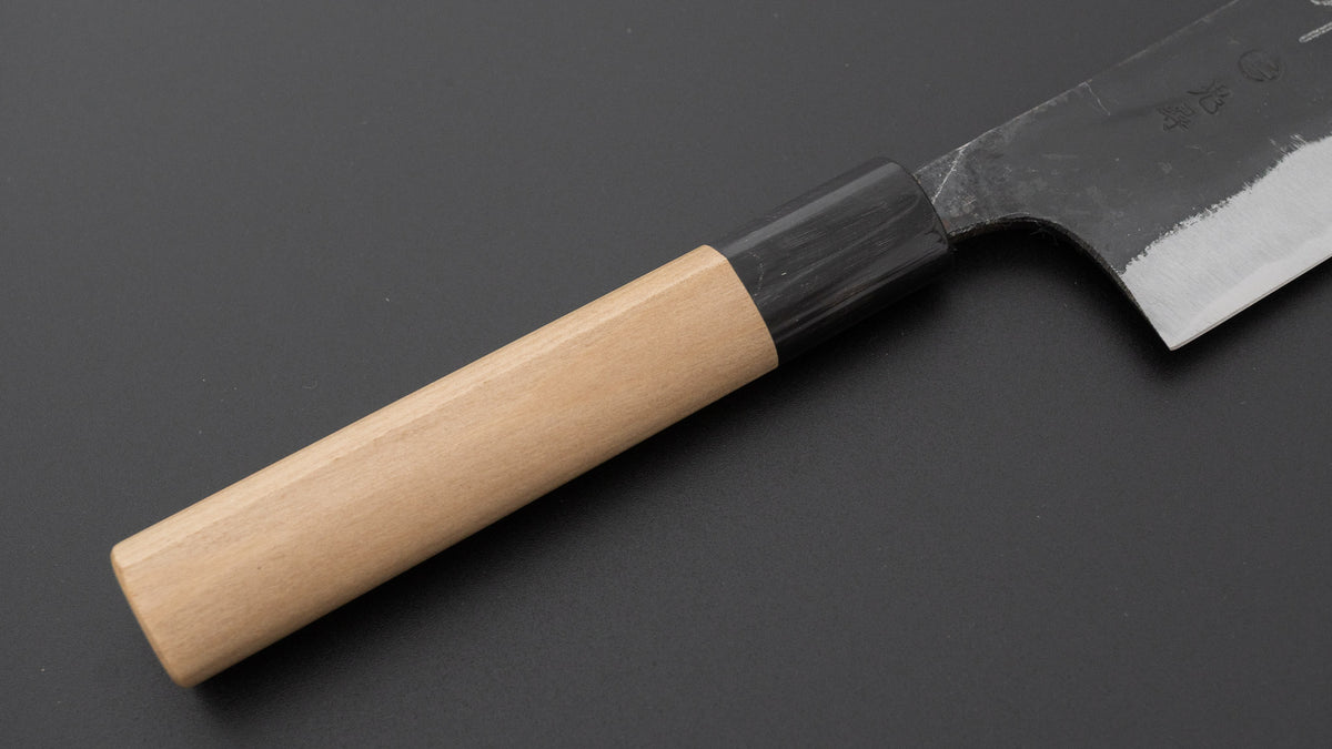Hitohira Onihiro Blue #1 Nakiri 135mm Ho Wood Handle (D-Shape)