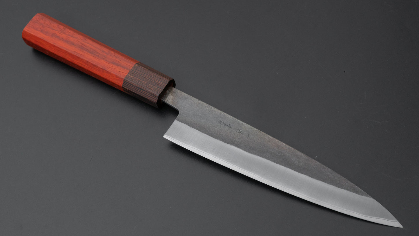 Hitohira TD Blue #2 Stainless Clad Kurouchi Gyuto 165mm Padauk Handle - HITOHIRA