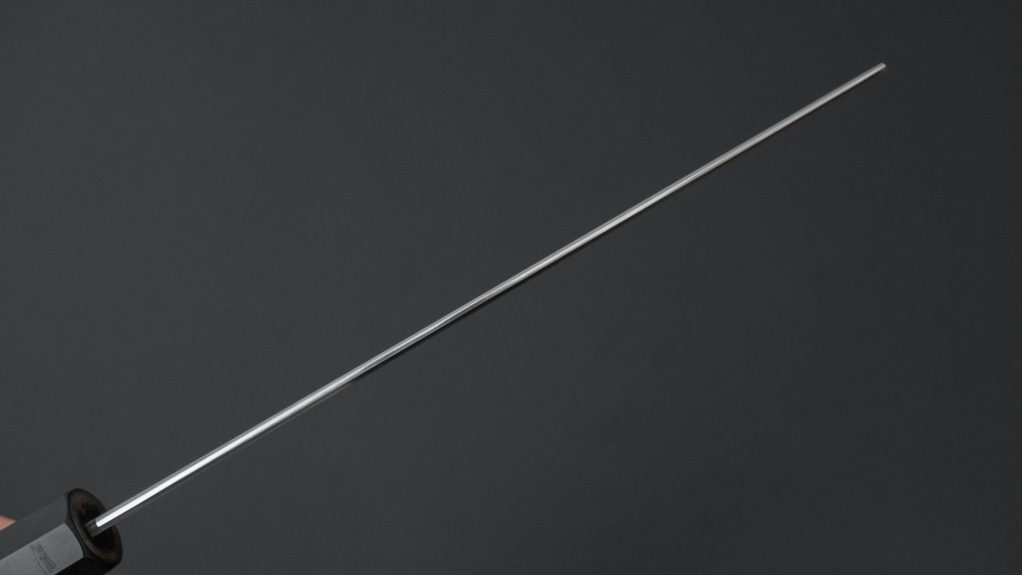 Tetsujin Silver #3 Metal Flow Nakiri 180mm Taihei Makassar Ebony Handle