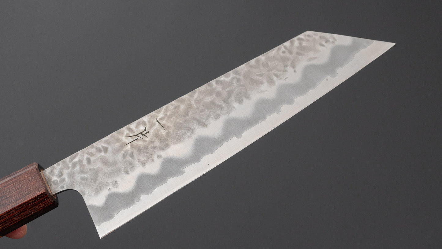 ひとひら ふたな 白一鋼 槌目 文化 170mm 欅柄