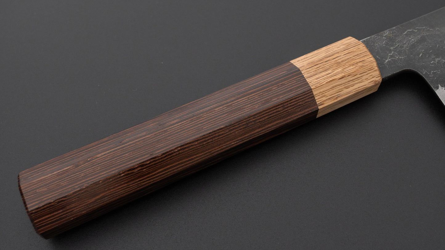 Hitohira Hinode Nashiji White #2 Stainless Clad Gyuto 210mm Wenge Handle
