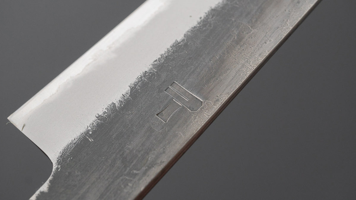Hitohira Hinode Nashiji White #2 Stainless Clad Sujihiki 240mm Wenge Handle