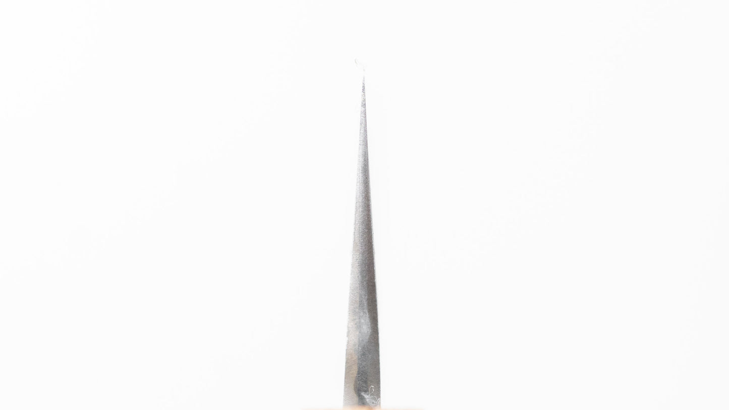 Hitohira Hinode Nashiji White #2 Stainless Clad Sujihiki 240mm Wenge Handle