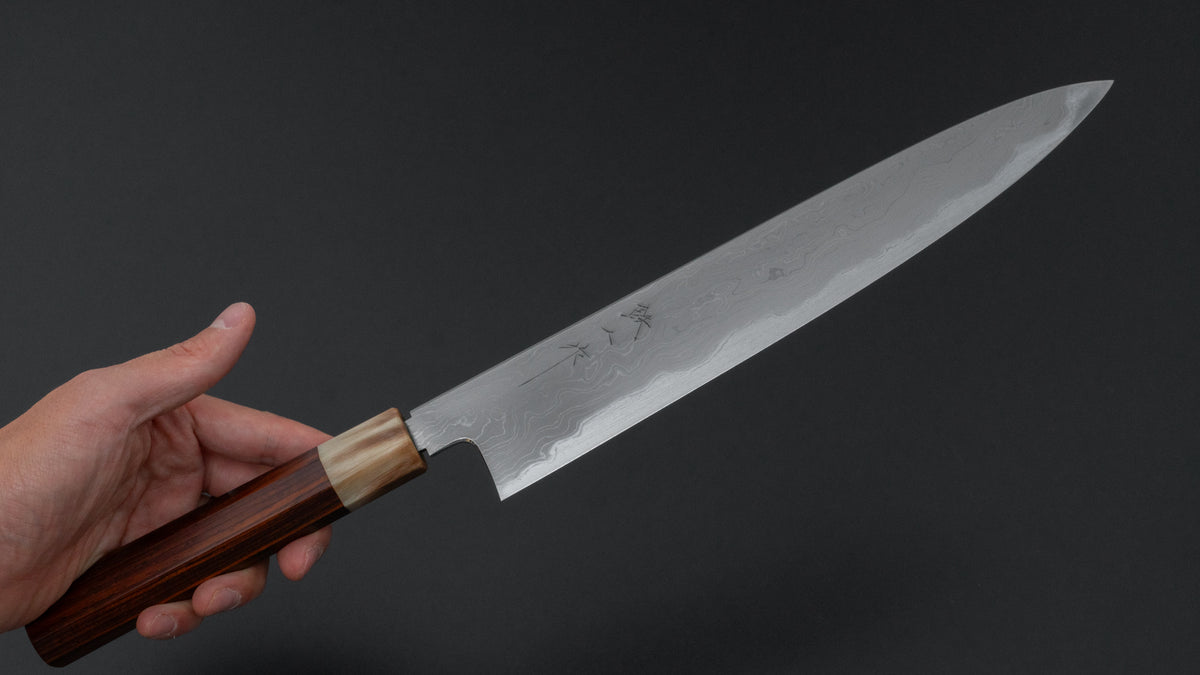 Tetsujin SP Blue #2 Damascus Sujihiki 270mm Cocobolo Handle (#06)
