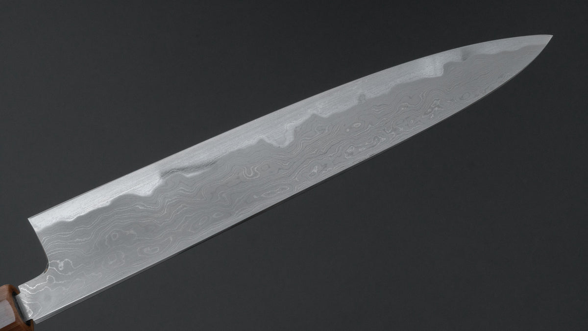 Tetsujin SP Blue #2 Damascus Sujihiki 270mm Cocobolo Handle (#06)