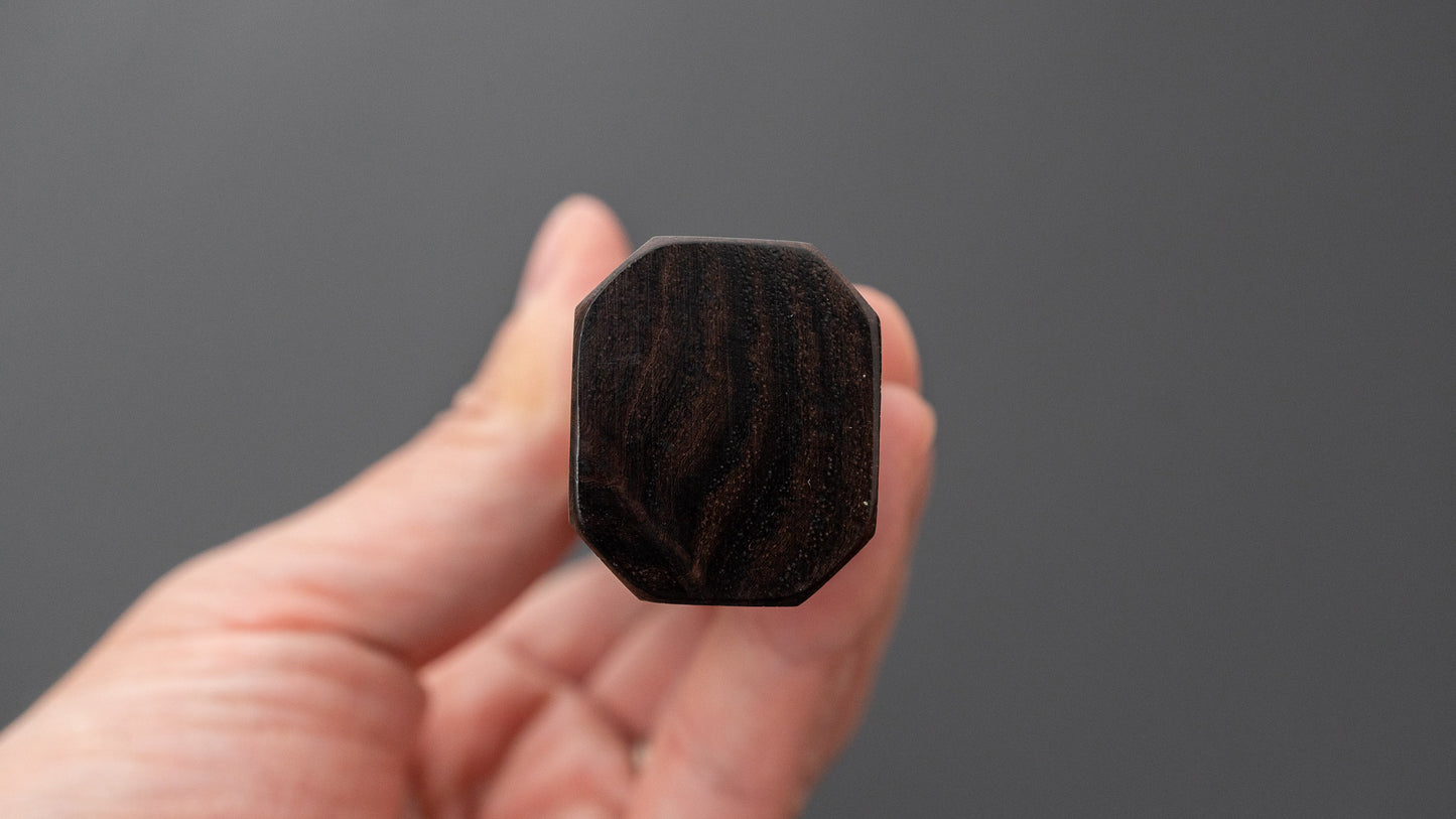 Hitohira Imojiya TH V-Toku 2 Santoku Ebony Handle