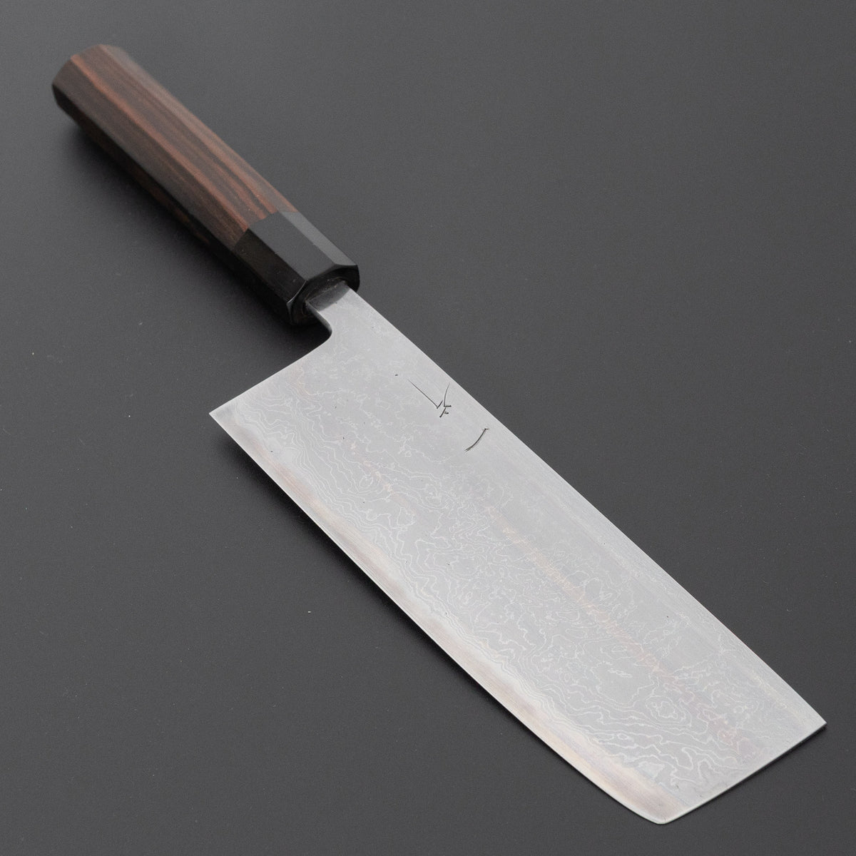 ひとひら 特打 田中 敦史 白一鋼 積層 菜切 180mm 太平縞黒檀柄