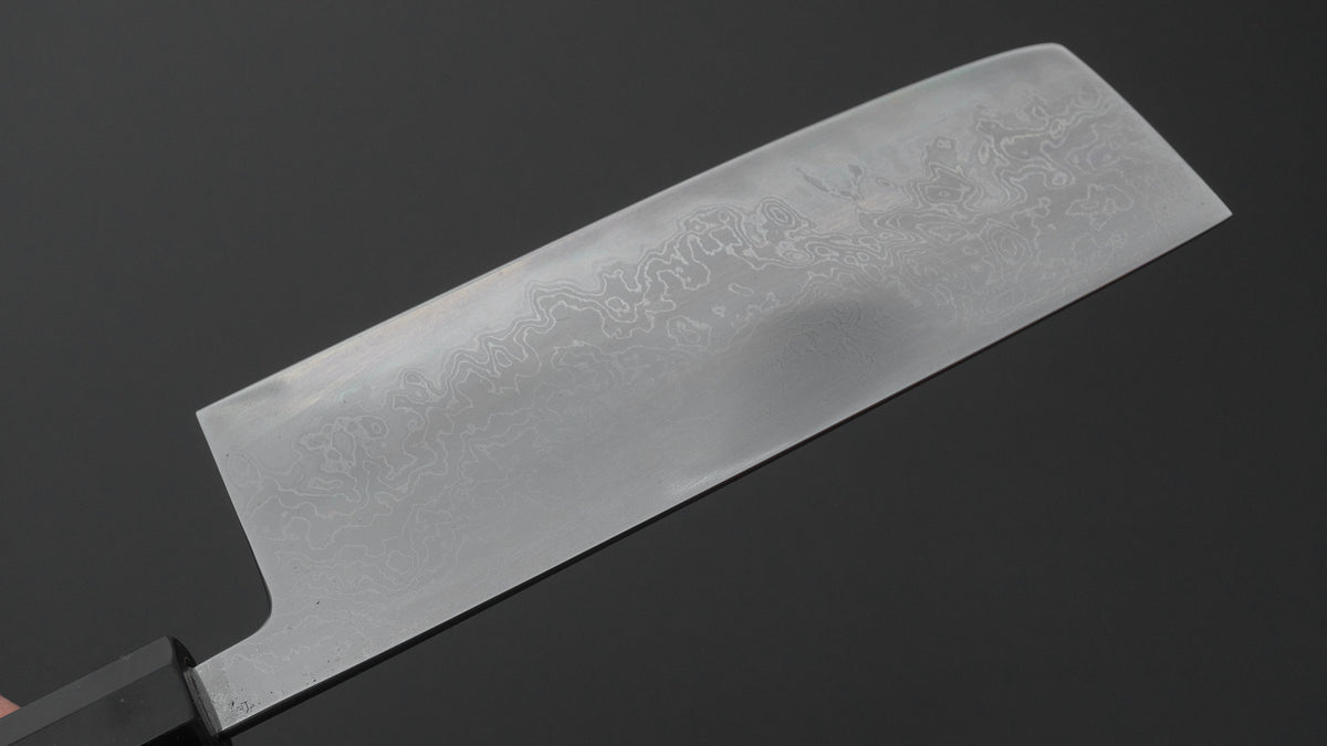 ひとひら 特打 田中 敦史 白一鋼 積層 菜切 180mm 太平縞黒檀柄