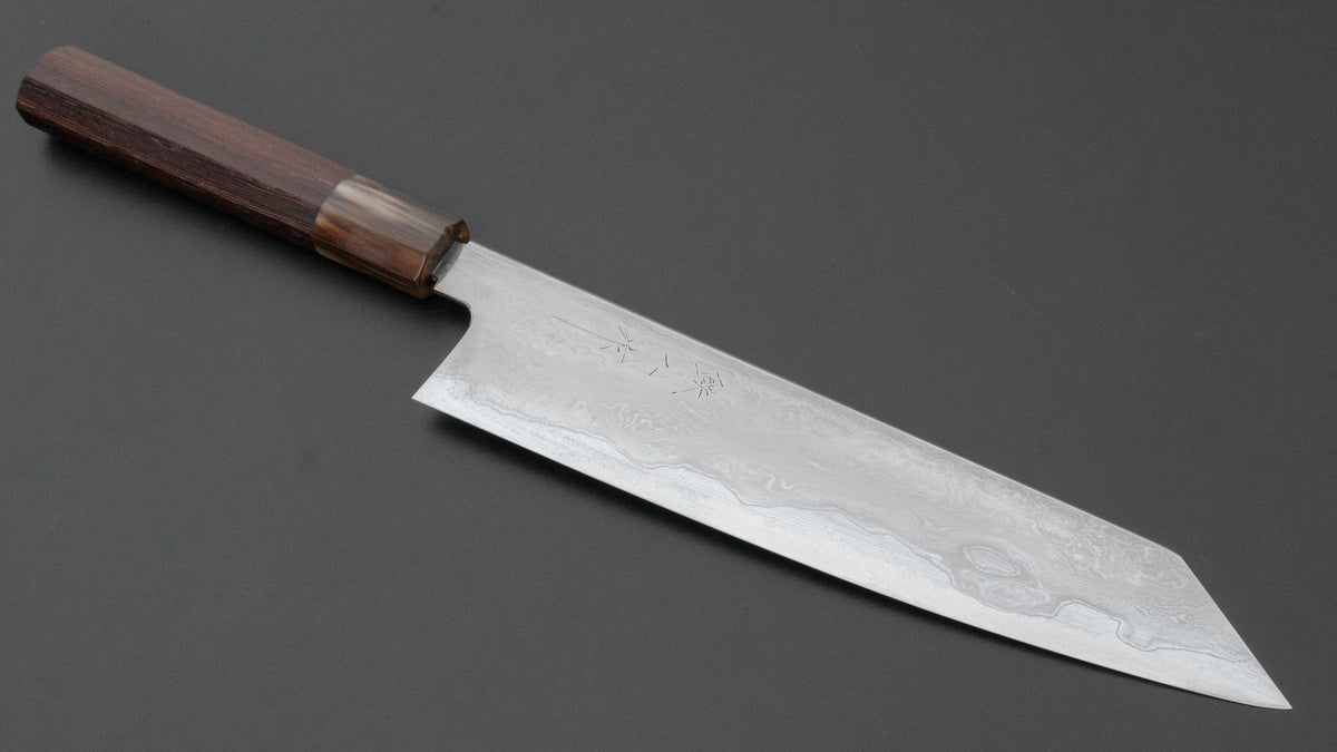 Tetsujin SP Blue #2 Damascus Kiritsuke Gyuto 240mm Taihei Tagayasan Handle (#08)