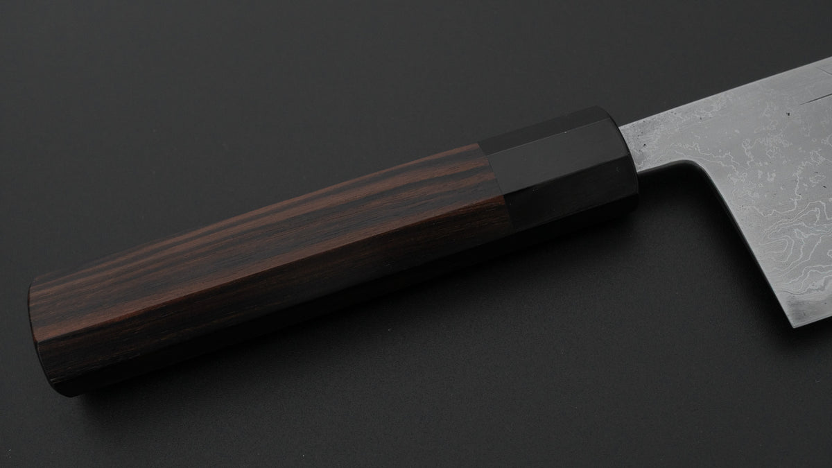 ひとひら 特打 田中 敦史 白一鋼 積層 菜切 180mm 太平縞黒檀柄