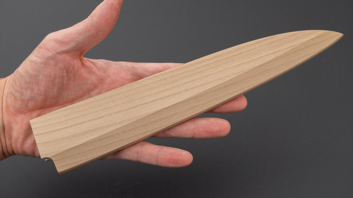Hitohira Mumei Ho Wood Saya Yanagiba 210mm