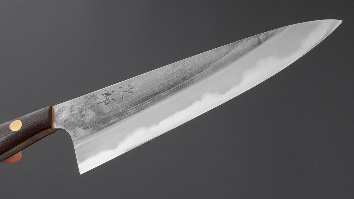 かじや次郎 鎚目 洋式 ペティナイフ 180mm 鉄刀木柄 (#868)