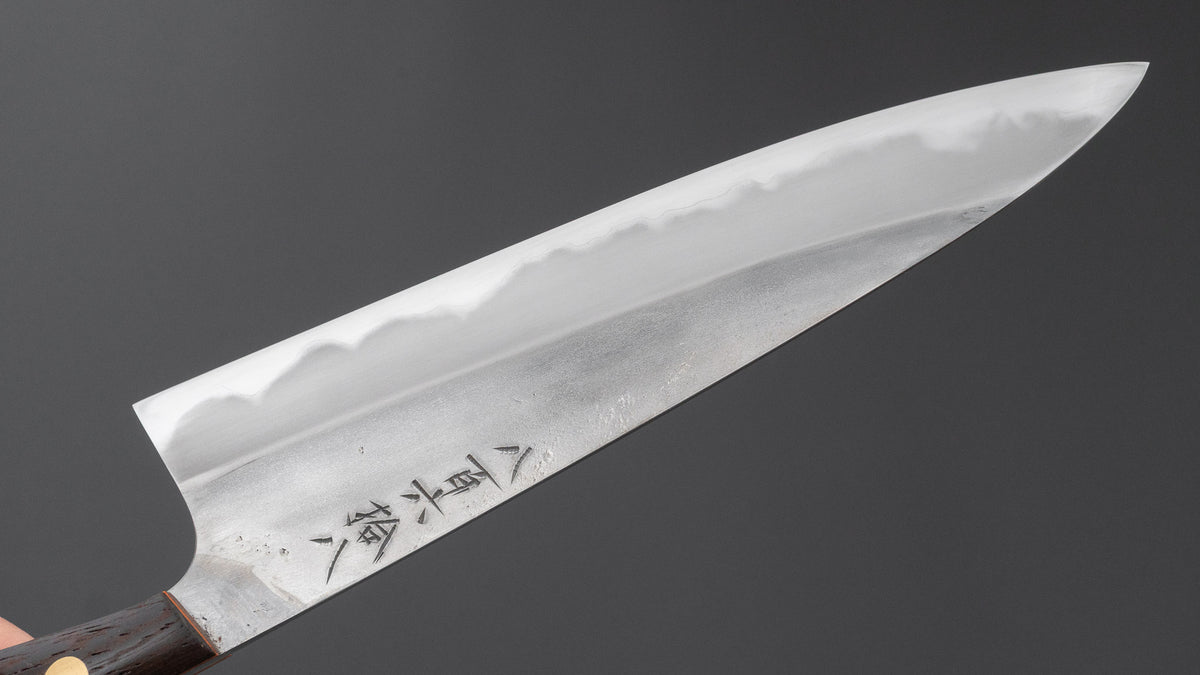 かじや次郎 鎚目 洋式 ペティナイフ 180mm 鉄刀木柄 (#868)